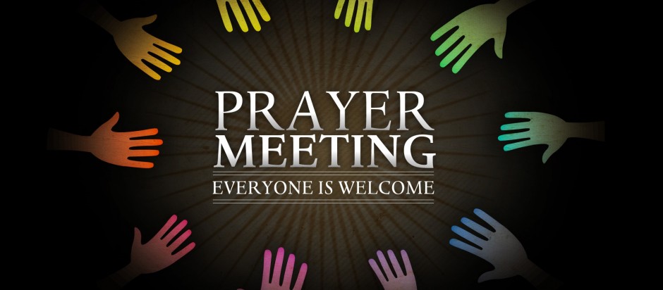prayer meeting banner